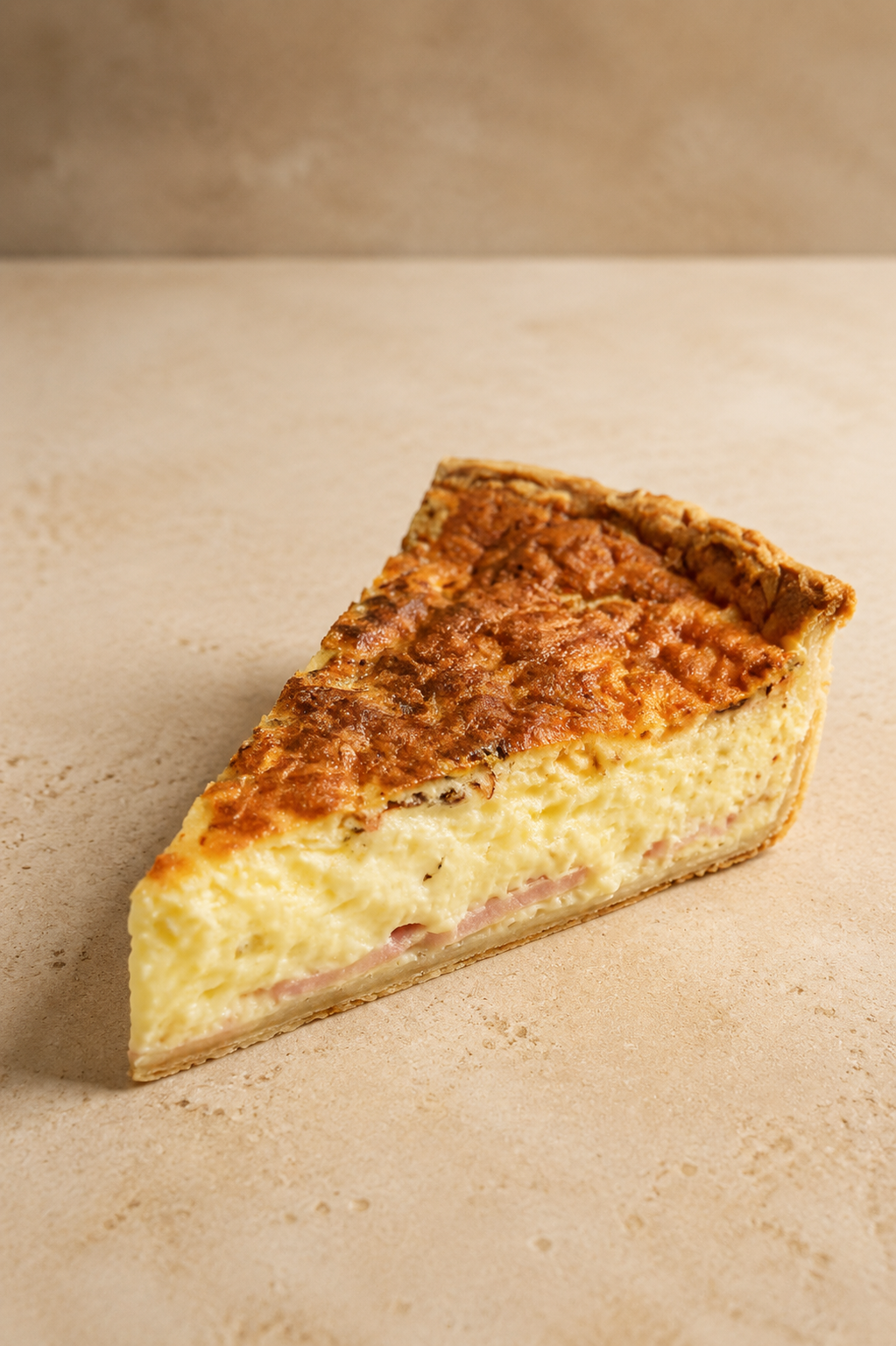 Ham and bacon quiche